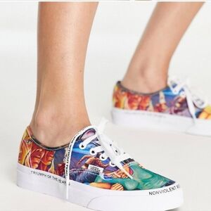 Limited EditionVan's!! Judy Baca. Release Oct 2021 Men's 9 Women's Size 10.5